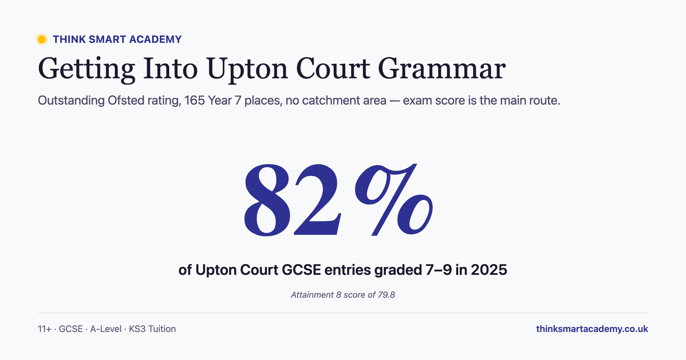 How to Get Into Upton Court Grammar School