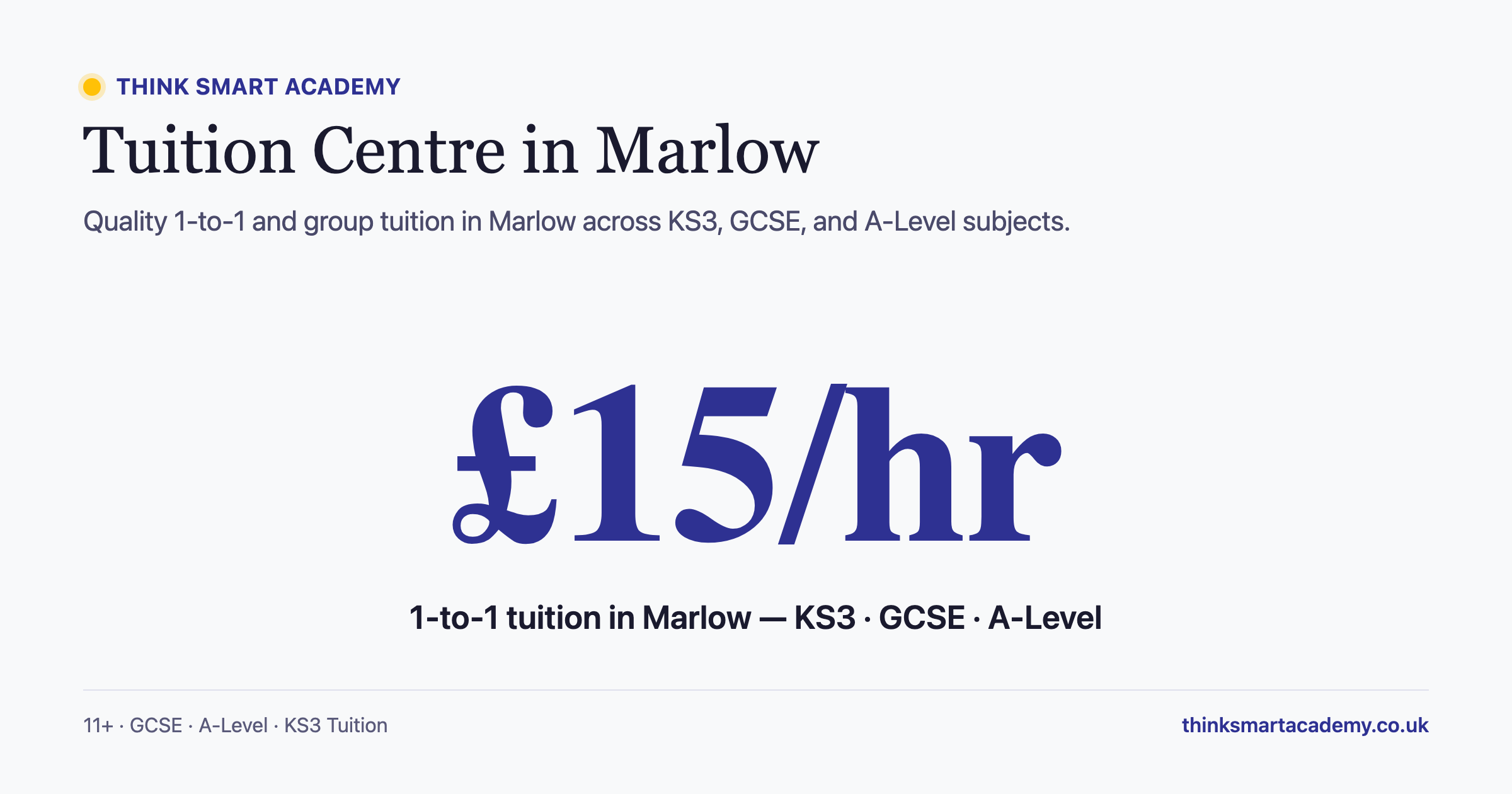 Tuition Centre - Marlow from £15 per hour